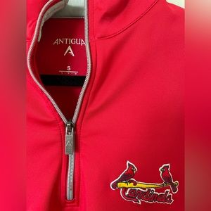 Antigua St. Louis Cardinals Embroidered DRI-FIT Quarter-Zip